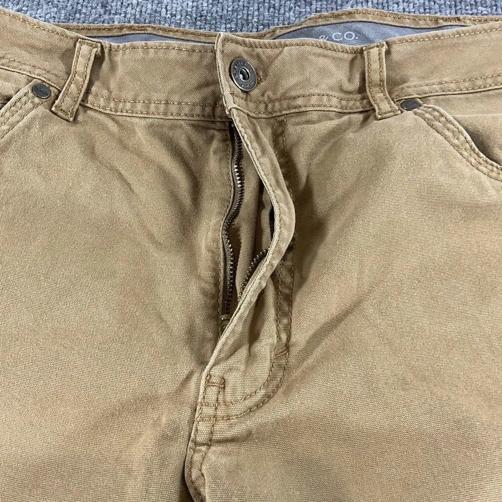G.H. Bass & Co Pants Mens 36x30 Brown Khaki Casual Workwear Straight Utility Cot